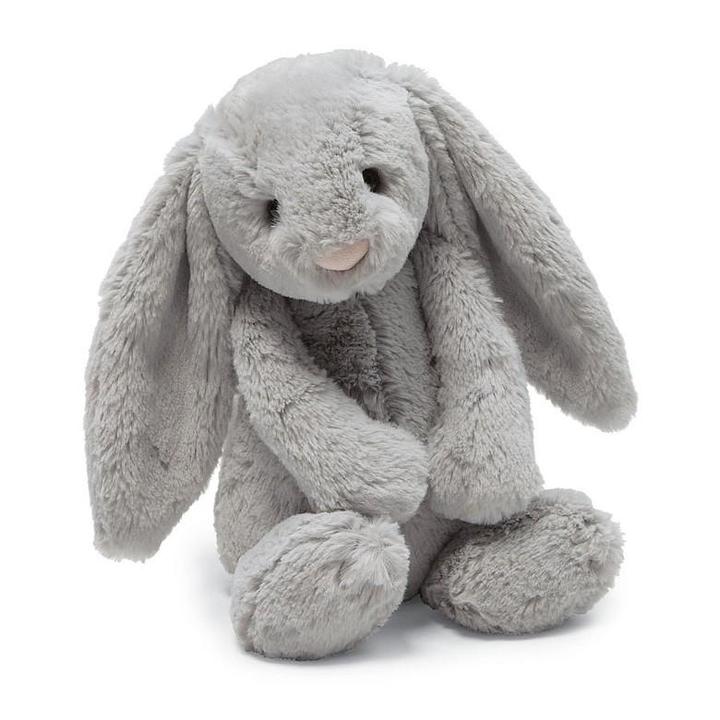 Jellycat: Bashful Grey Bunny (Multiple Sizes)