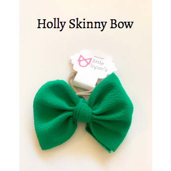 Little Lopers Bow: Holly (All Styles)