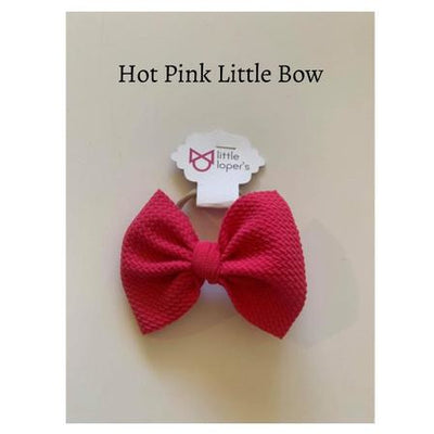 Little Lopers Bow: Hot Pink (All Styles)