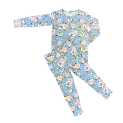 Laree + Co: Lillian Floral Bamboo 2-Piece Long Sleeve Set