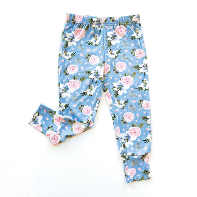 Laree + Co: Lillian Floral Bamboo Leggings