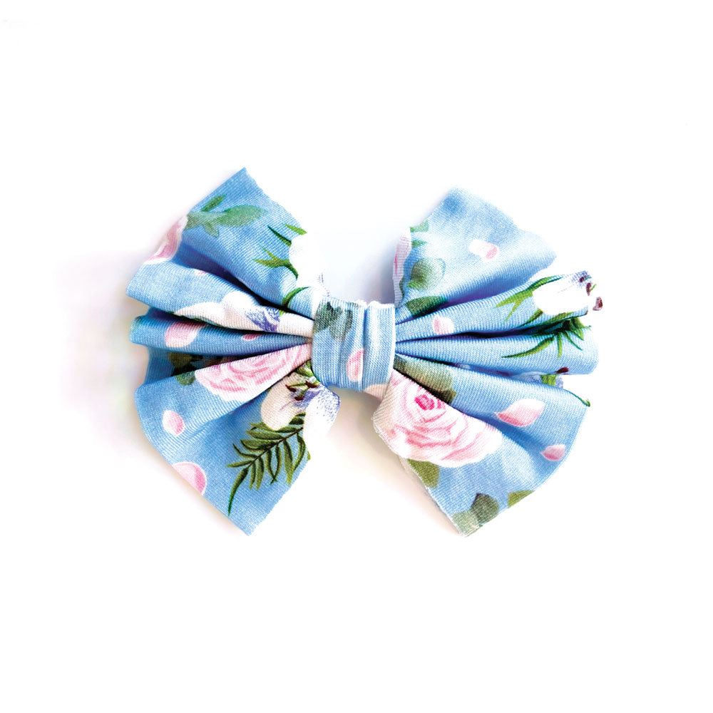 Laree + Co: Lillian Floral Bamboo Tied Bow