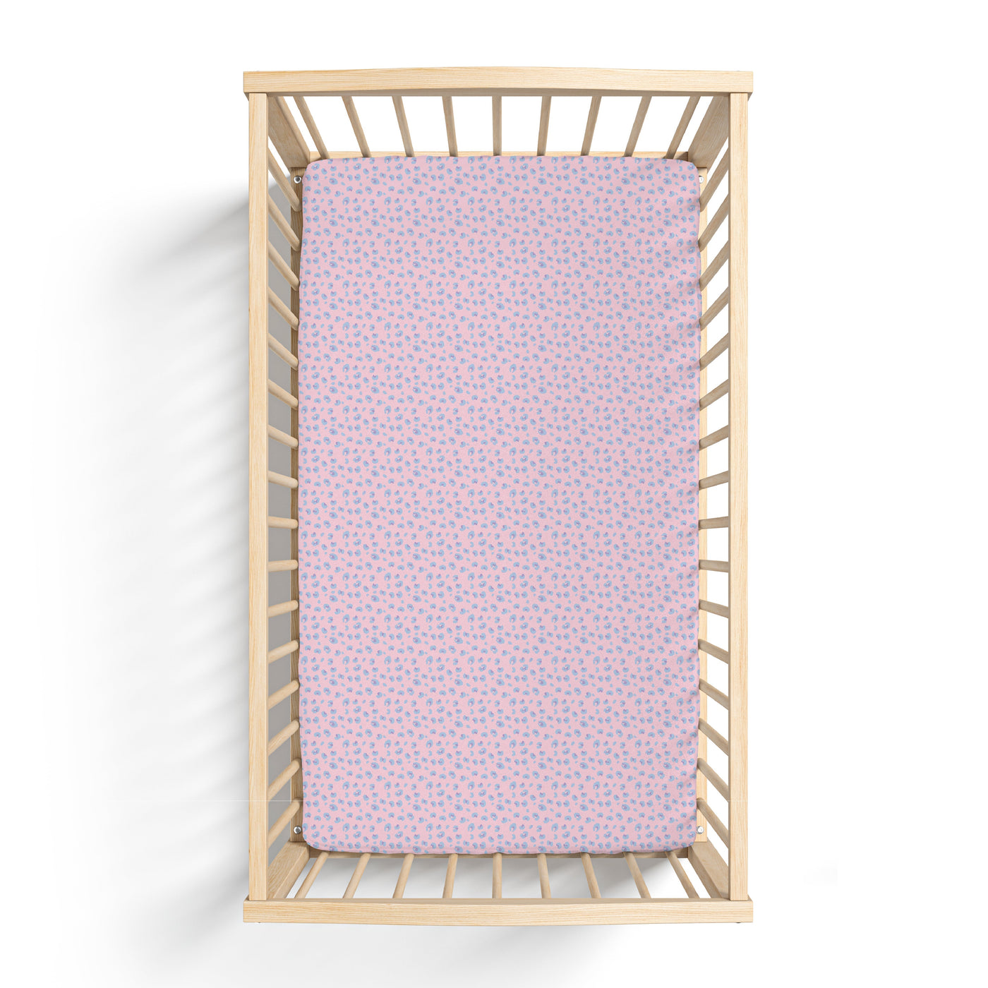 Laree + Co: Lillian Leopard Bamboo Crib Sheet