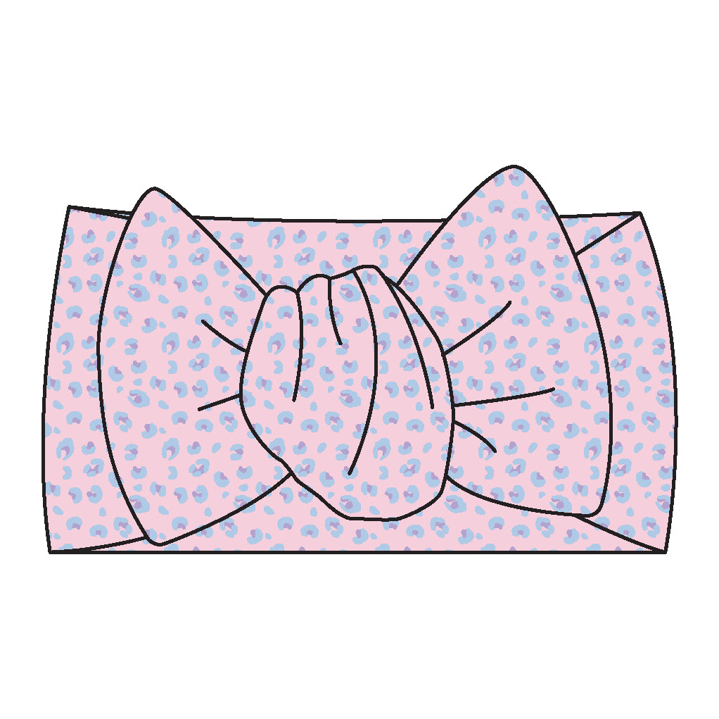 Laree + Co: Lillian Leopard Bamboo Headwrap Bow