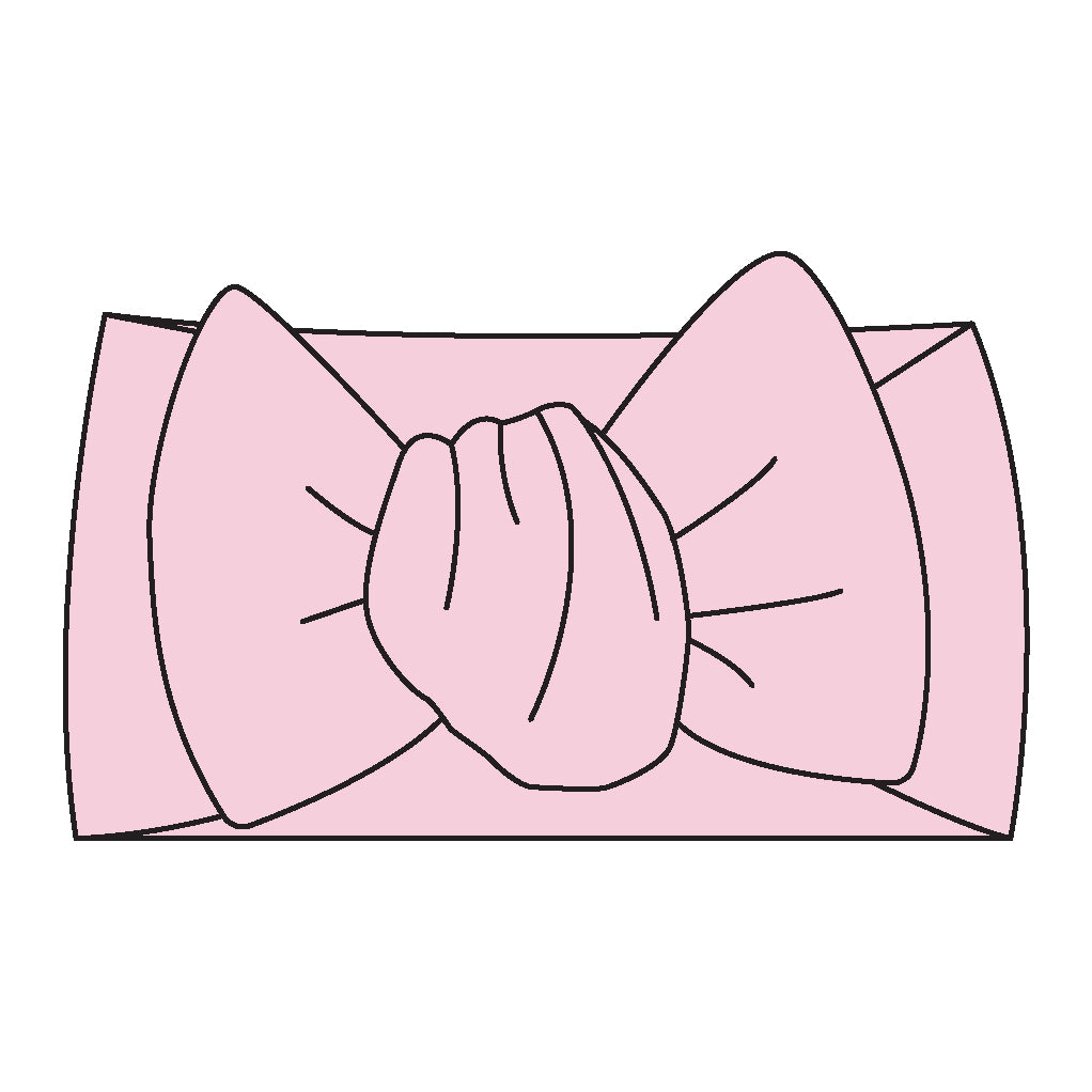 Laree + Co: Lillian Pink Bamboo Headwrap Bow