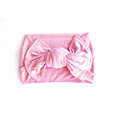Laree + Co: Lillian Pink Bamboo Headwrap Bow