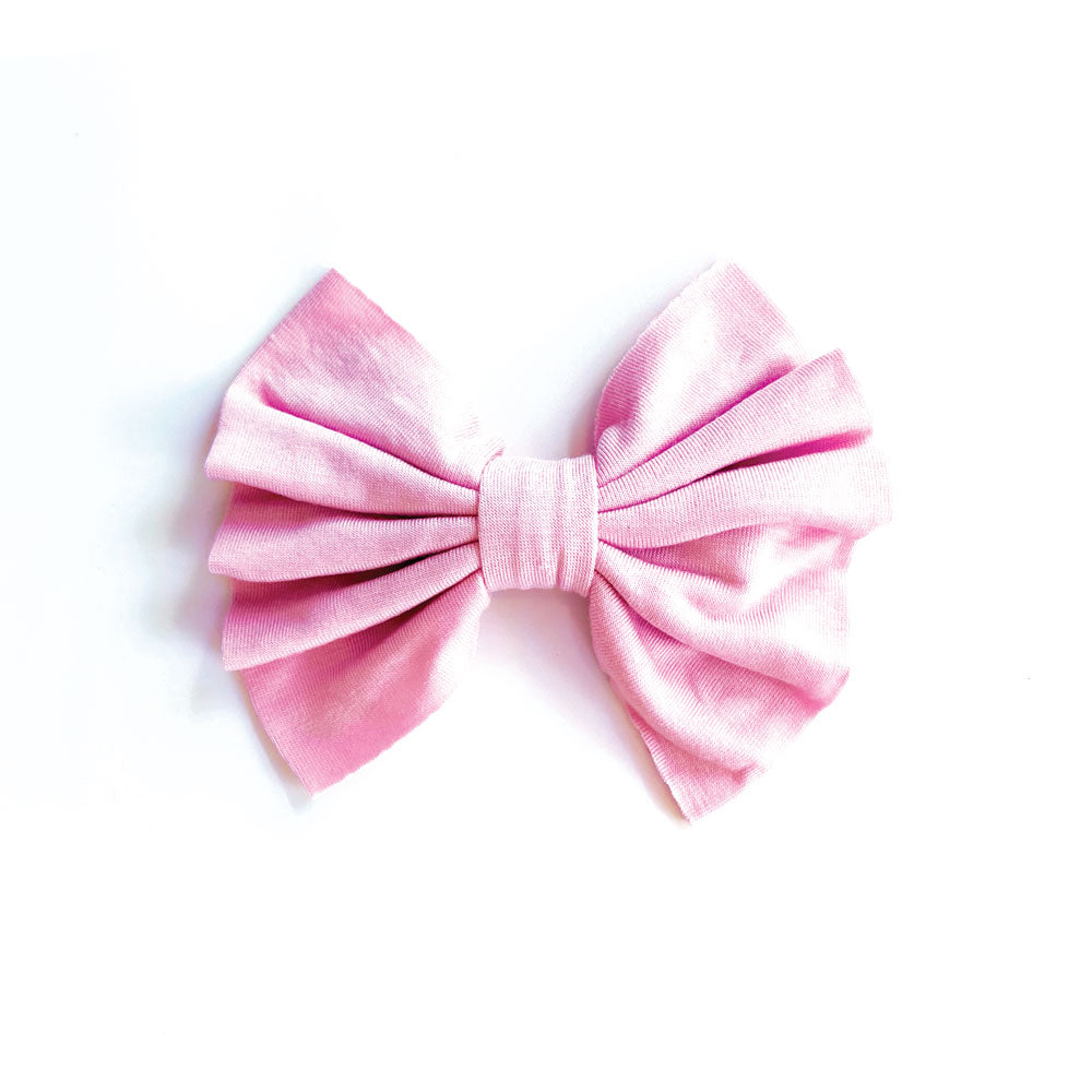 Laree + Co: Lillian Pink Bamboo Tied Bow