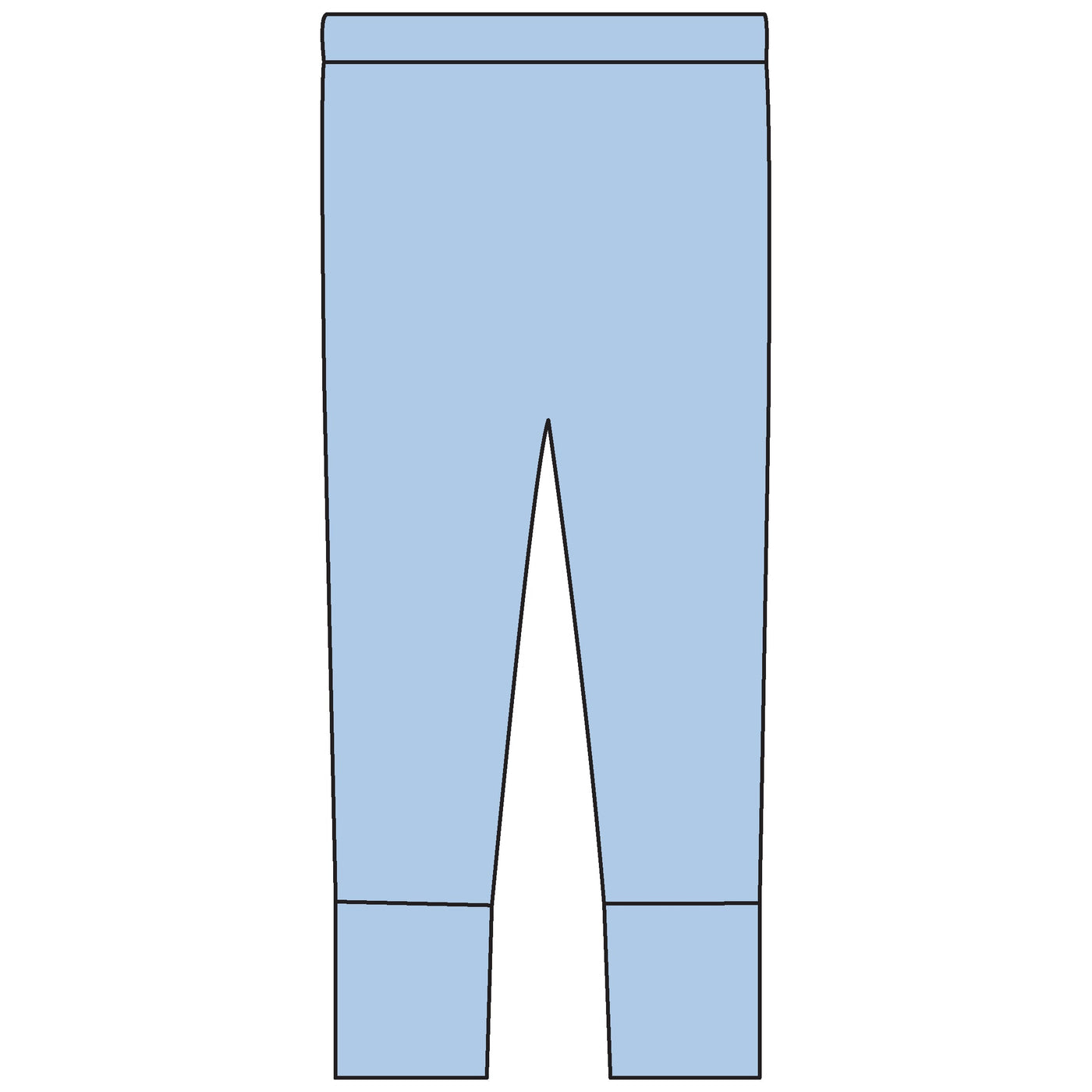 Laree + Co: Lillian Trisomy 18 Blue Bamboo Leggings