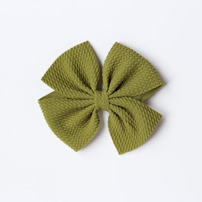 Little Lopers Butterfly Bow: Moss (All Styles)