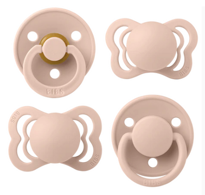 BIBS Pacifiers: Try it Collection (4 pack) - Blush