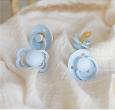 BIBS Pacifiers: Try it Collection (4 pack) - Baby Blue
