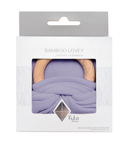 Kyte Baby Lovey with Removable Teething Ring: Taro