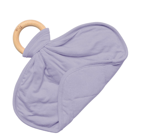 Kyte Baby Lovey with Removable Teething Ring: Taro