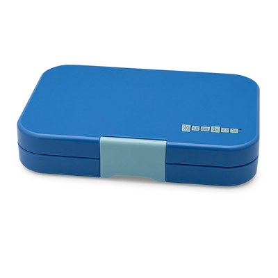 YumBox Tapas 5-Compartment Tray: True Blue (Space Tray)