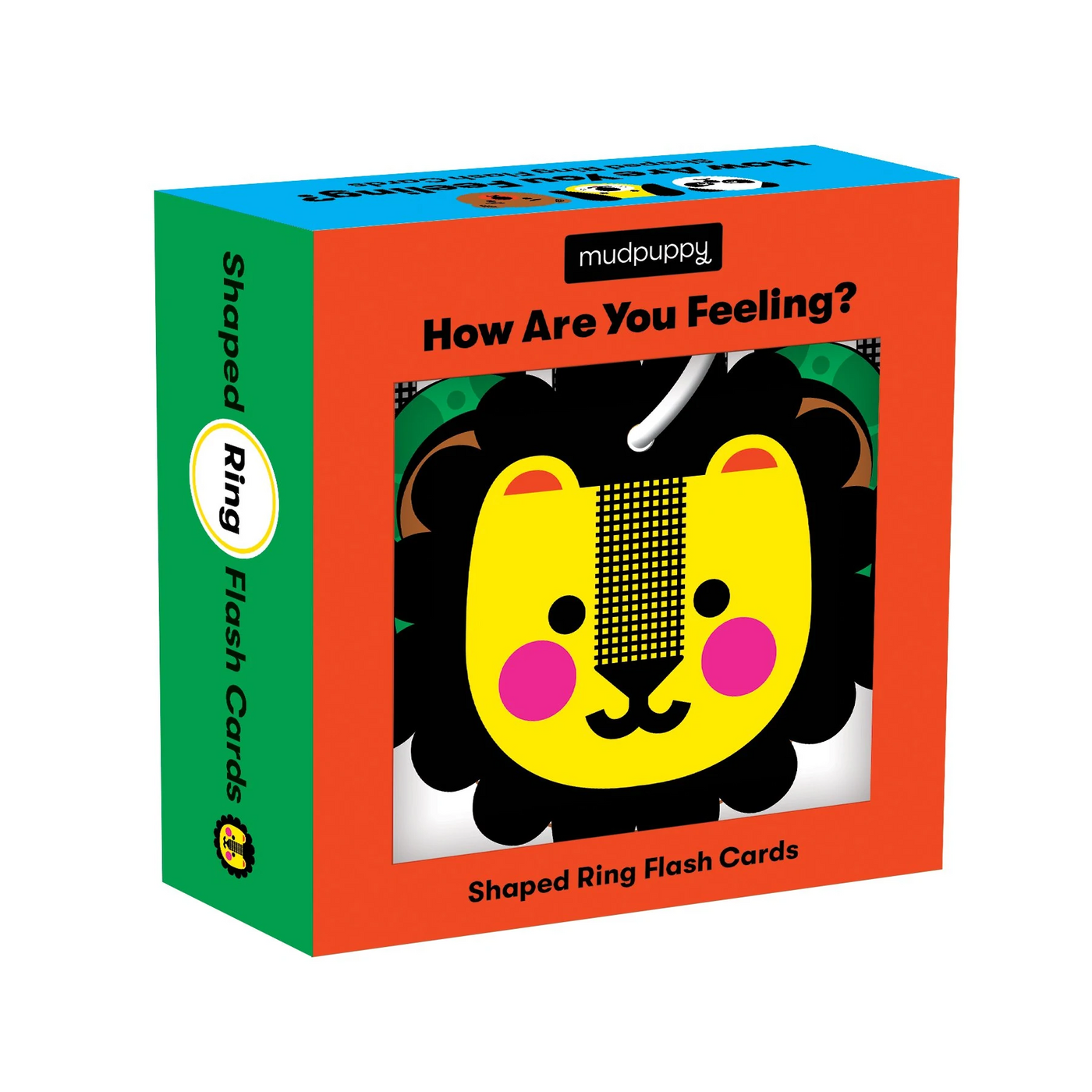 Mudpuppy Games: How Are You Feeling? Shaped Ring Flash Cards