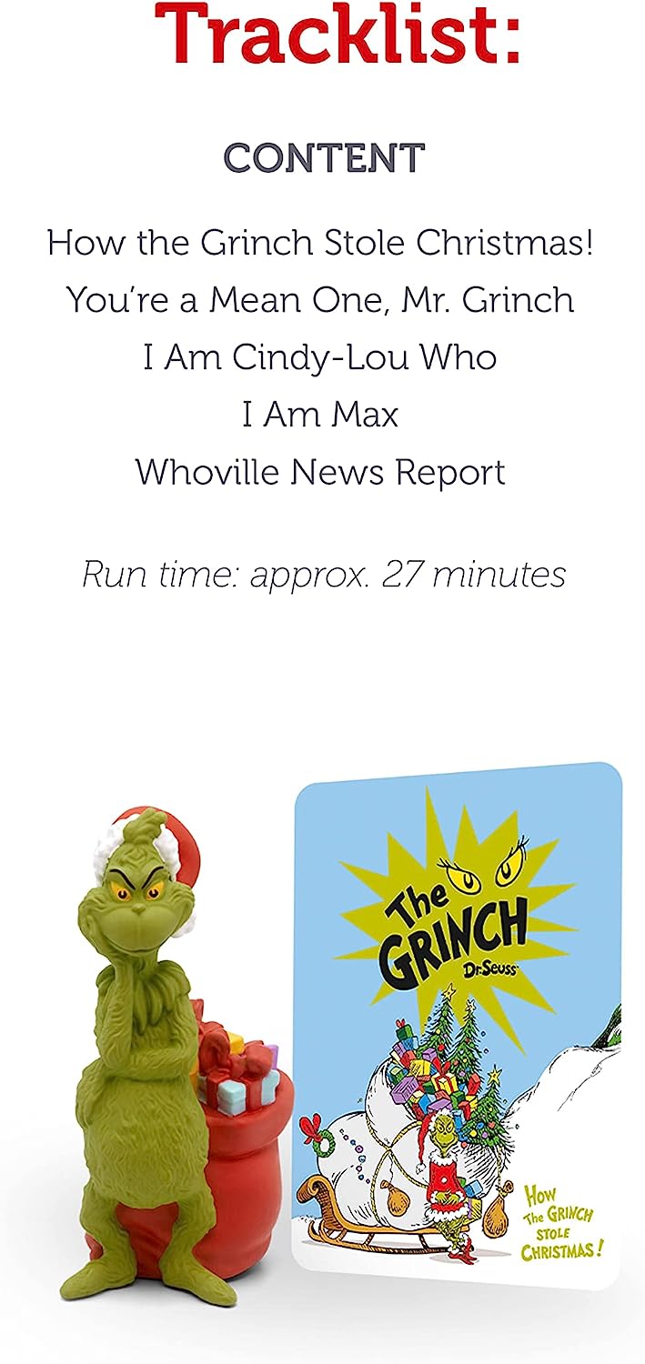 Tonies Audio Play Character: How the Grinch Stole Christmas