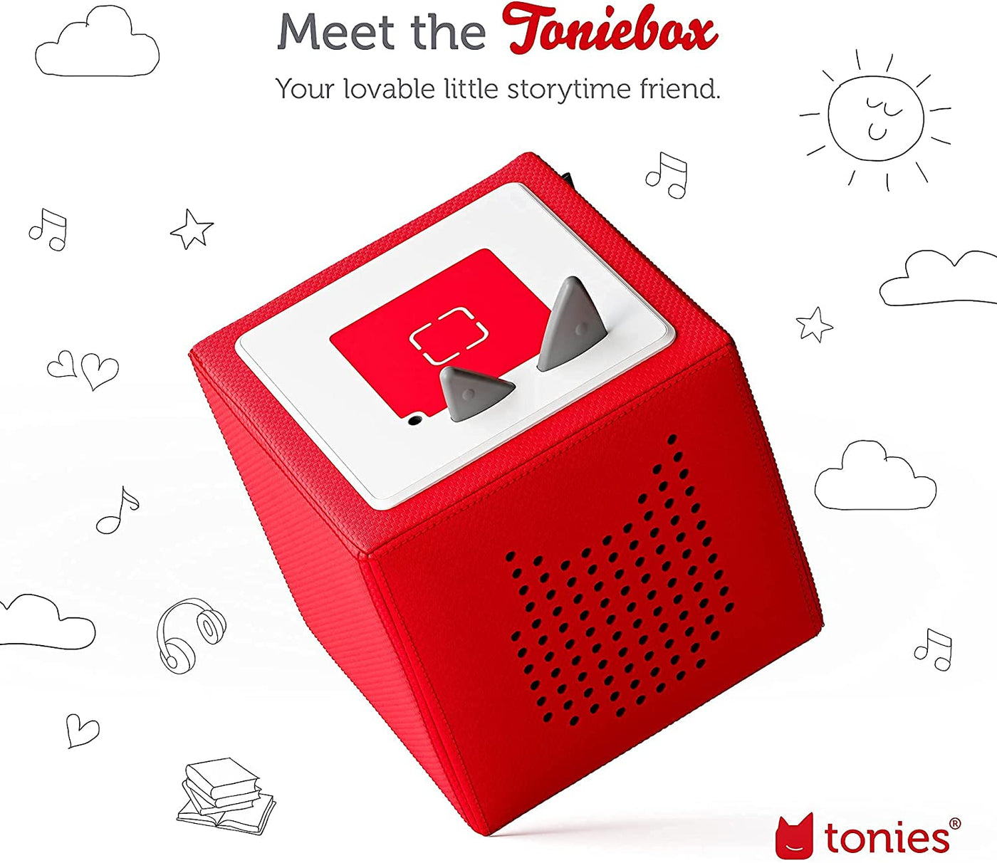 Tonies Starter Set: Toniebox Playtime Puppy - Red