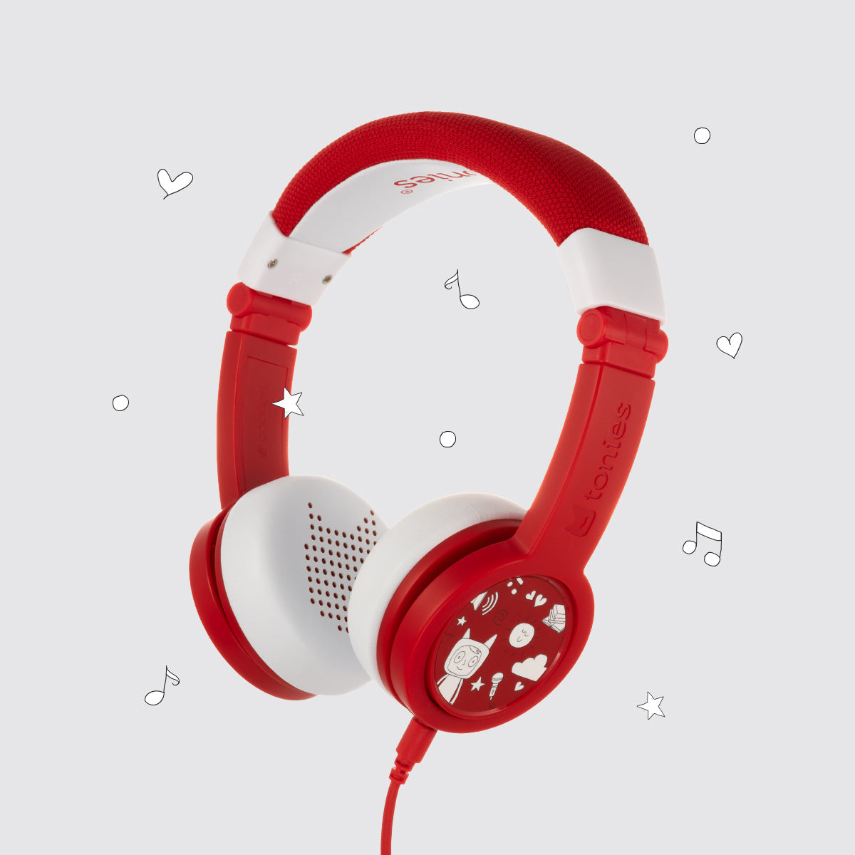 Tonies Headphones: Red