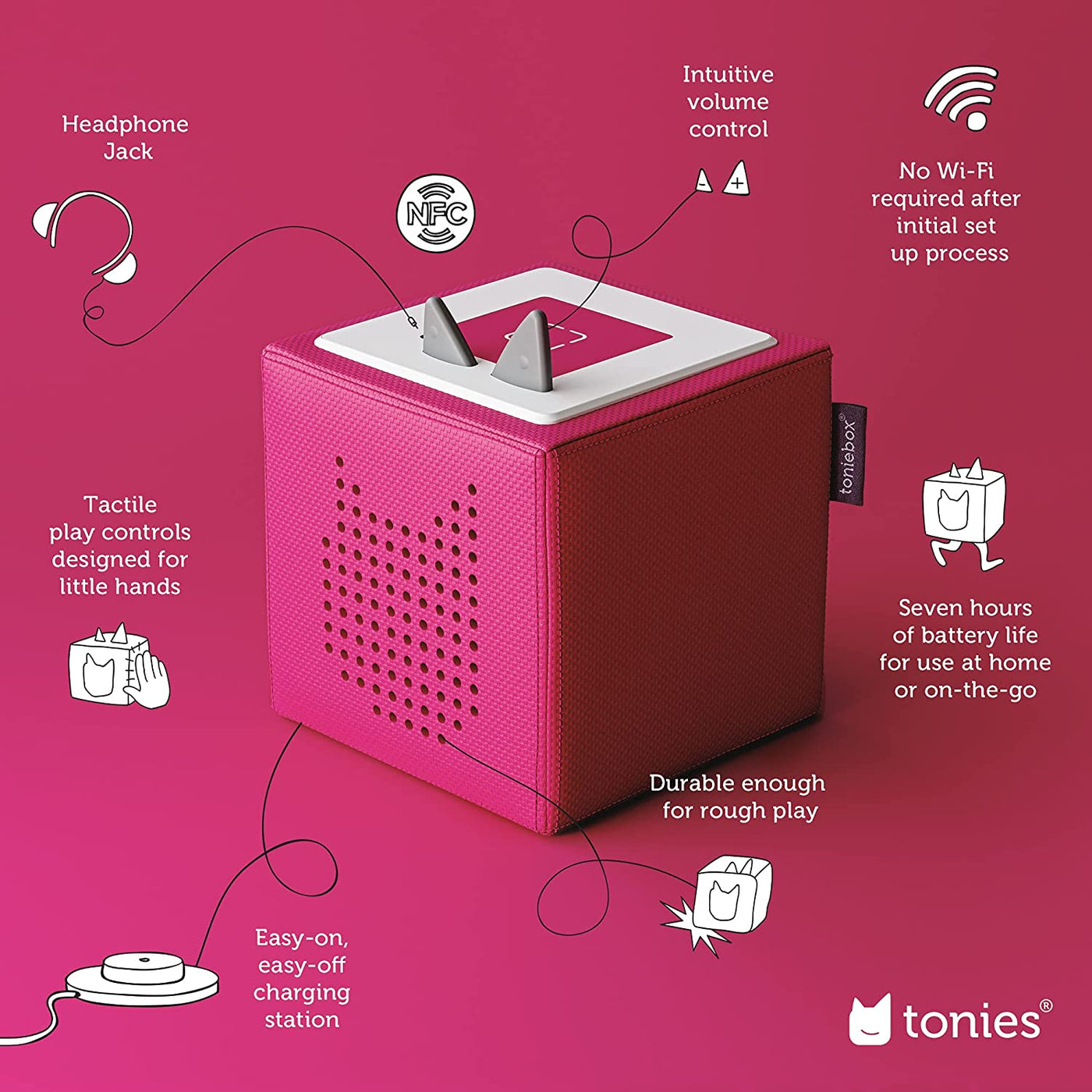 Tonies Starter Set: Toniebox Playtime Puppy - Pink