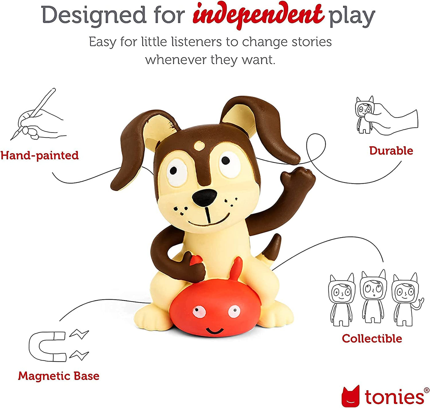 Tonies Starter Set: Toniebox Playtime Puppy - Red