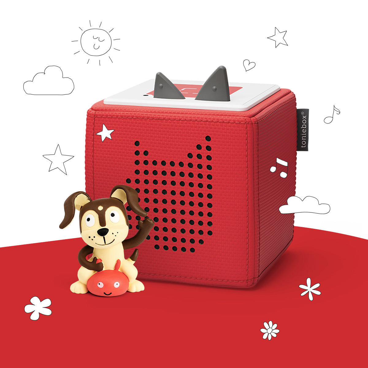 Tonies Starter Set: Toniebox Playtime Puppy - Red