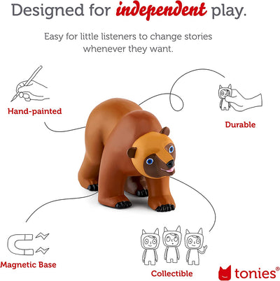 Tonies Audio Play Character: Brown Bear and Friends (English and Spanish)