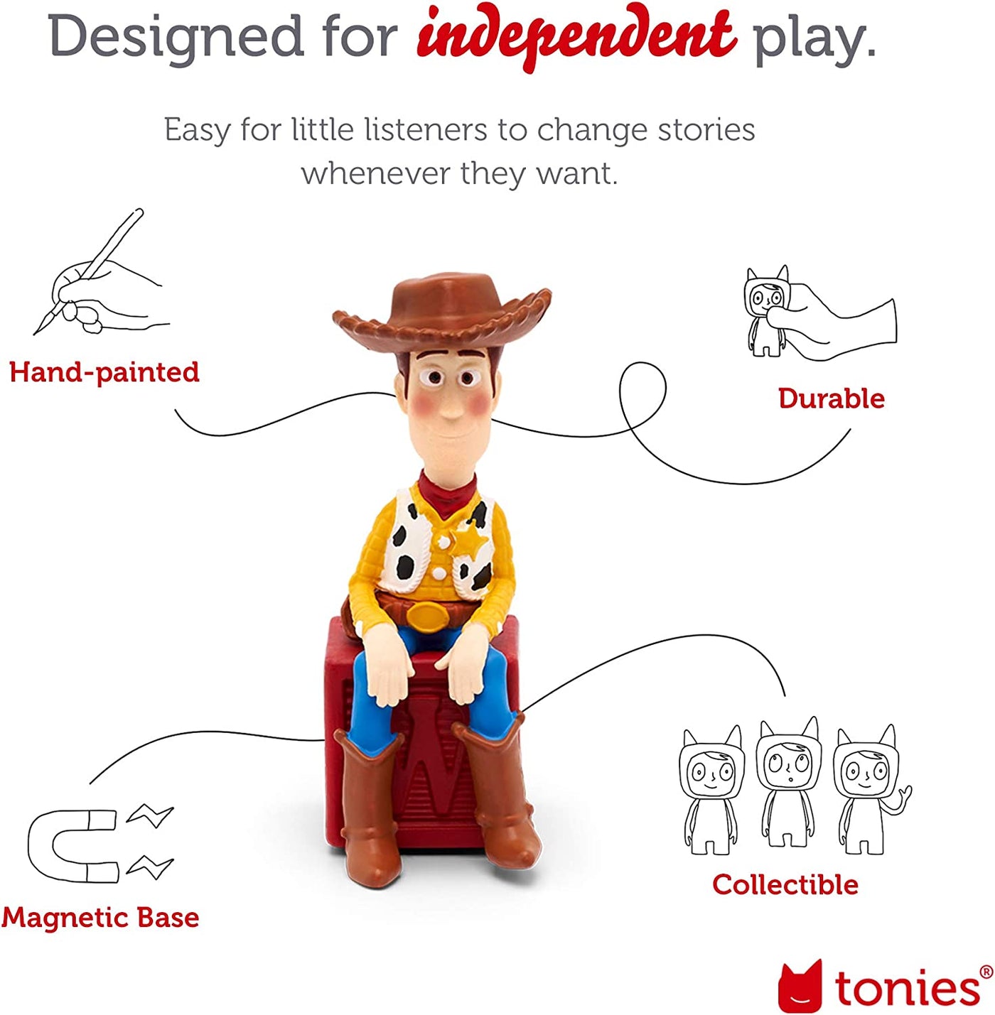 Tonies Disney Audio Play Character: Woody - Toy Story