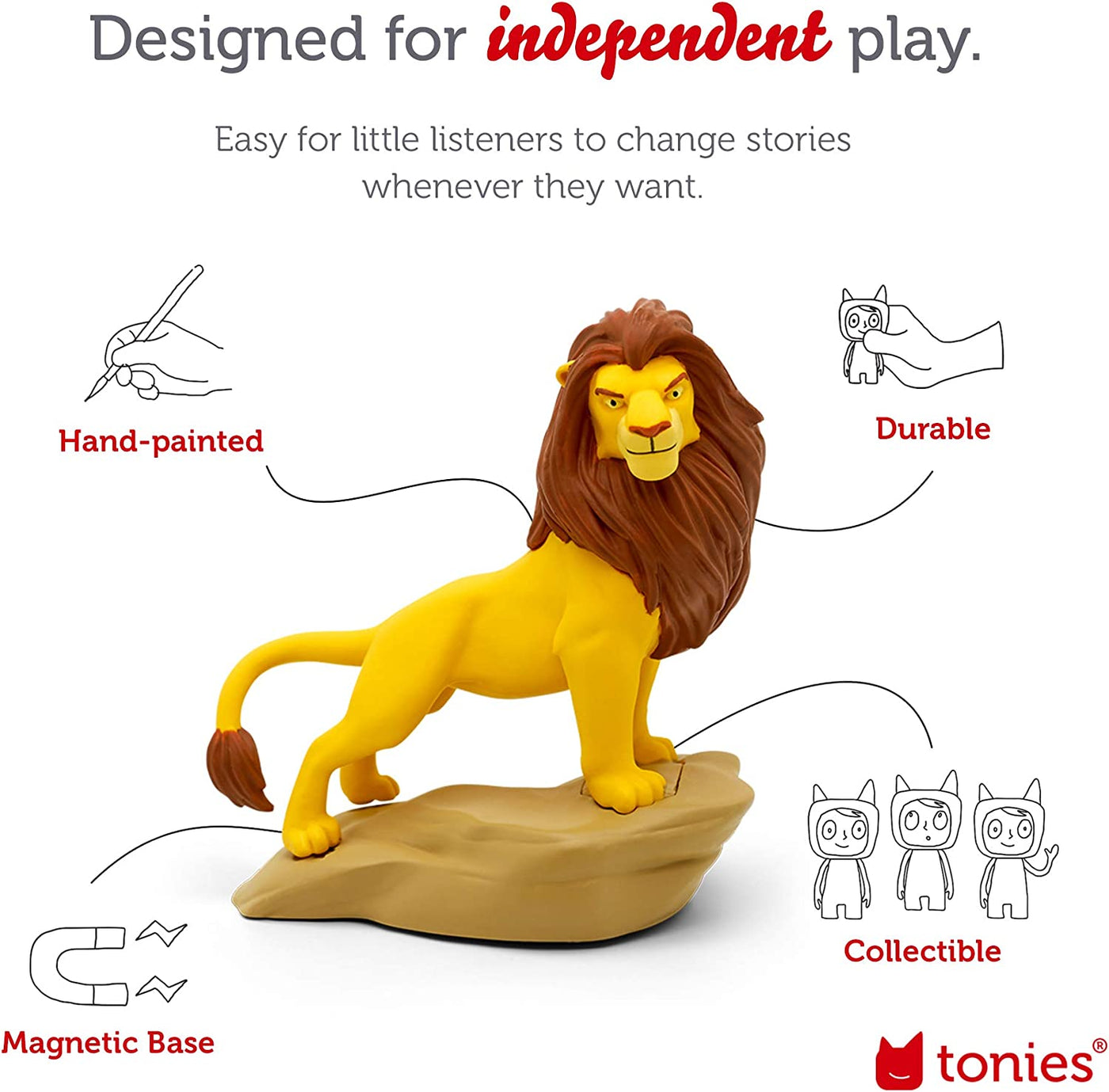 Tonies Disney Audio Play Character: Simba - The Lion King