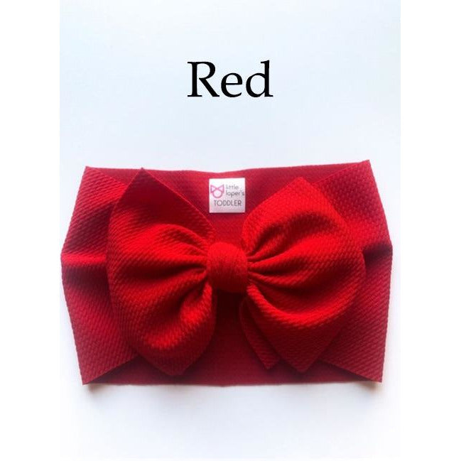 Little Lopers Bow: Red (All Styles)