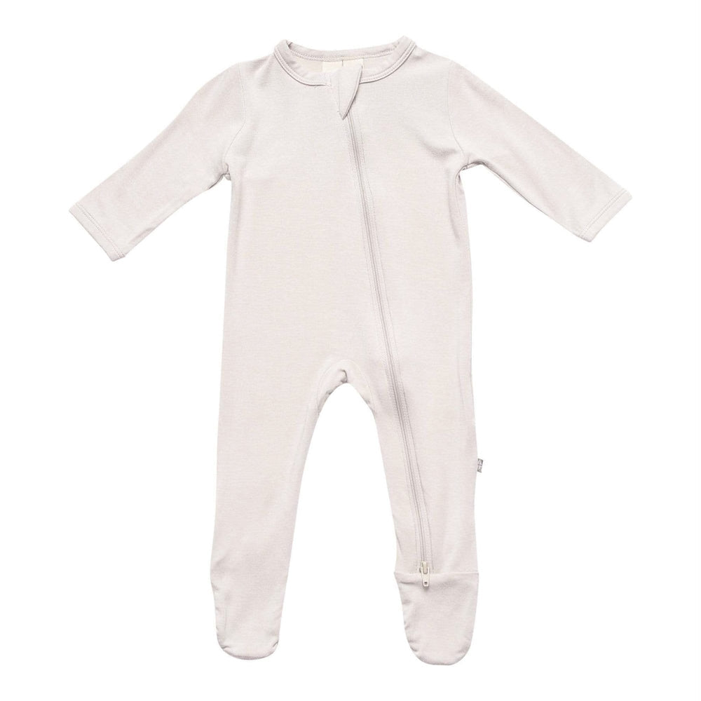 Kyte Baby Zippered Footie: Oat