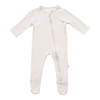 Kyte Baby Zippered Footie: Oat