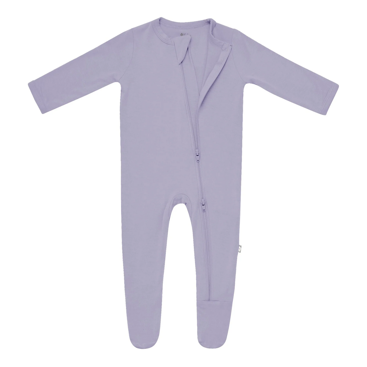 Kyte Baby Zippered Footie: Taro