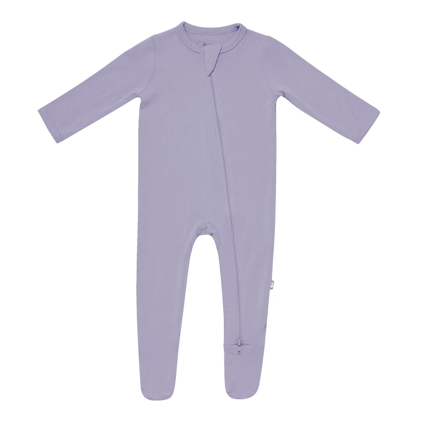 Kyte Baby Zippered Footie: Taro