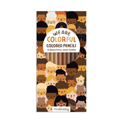 Mudpuppy Skin Toned Colored Pencils: We Are Colorful